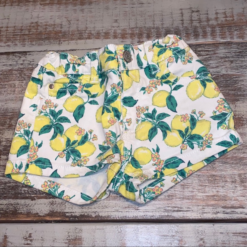 Girls Lemon Shorts